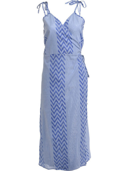 Ble Resort Collection Women's Maxi Dress Beachwear Blue