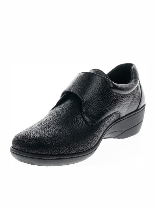Birkan Leather Women's Moccasins in Black Color