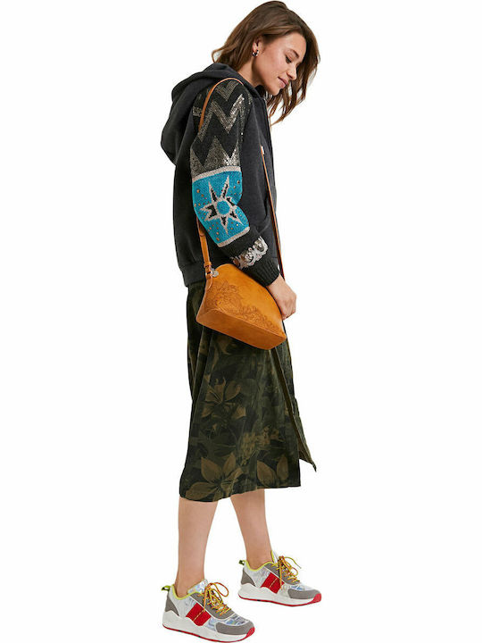 Turkana Women's Sweatshirt Jacket Hooded Gray