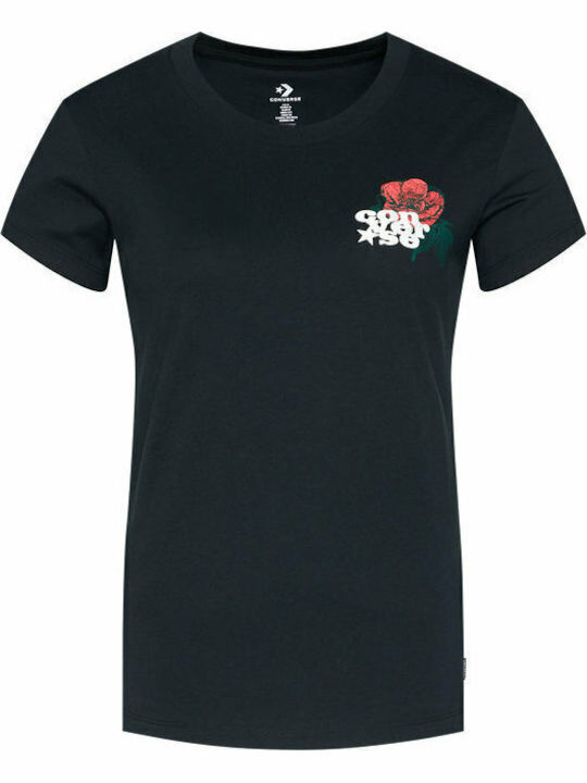 Romance Γυναικείο Αθλητικό T-shirt Μαύρο