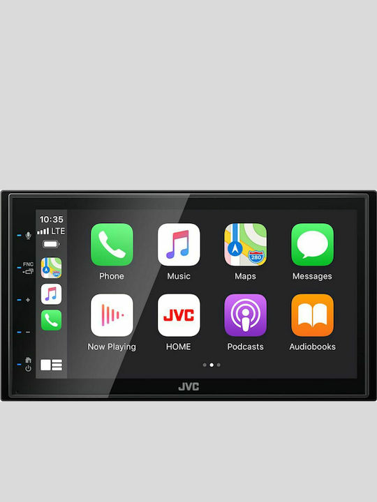 JVC Sistem Audio Auto 2DIN (Bluetooth/USB/AUX/WiFi/GPS/Apple-Carplay/Android-Auto) cu Ecran Tactil 6.8"