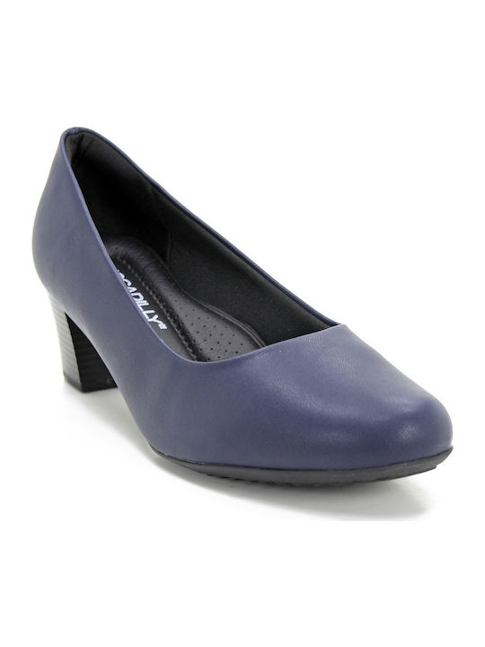 Anatomic Navy Blue Medium Heels