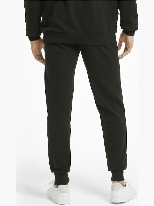 Puma Essential Men's Sweatpants with Rubber Black