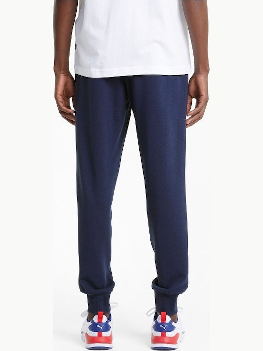 Sweatpants with Elastic Navy Blue