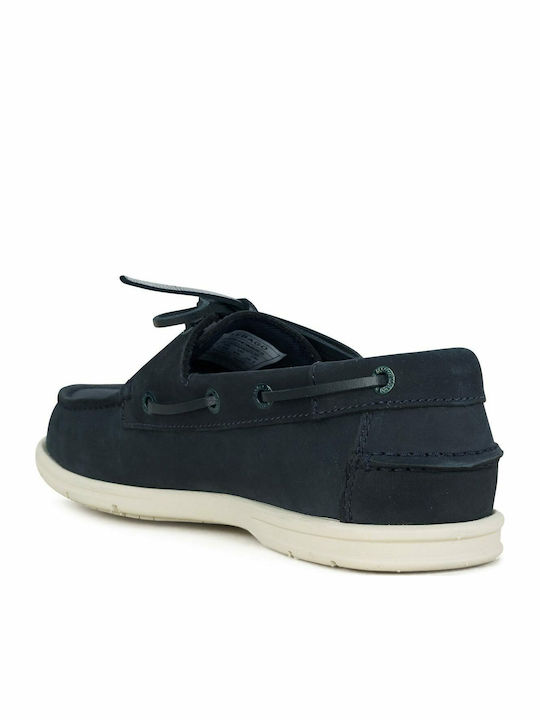 Litesides Naples Suede Ανδρικά Boat Shoes σε Μπλε Χρώμα