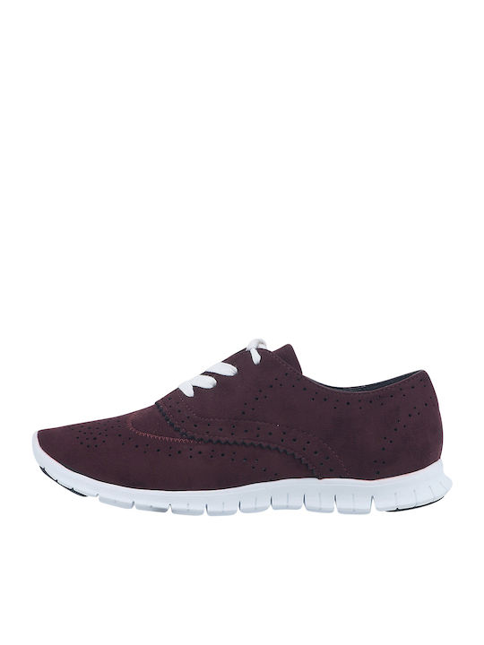 Nikki Me 11541-3 Bordeaux Damen Sneakers Burgundisch