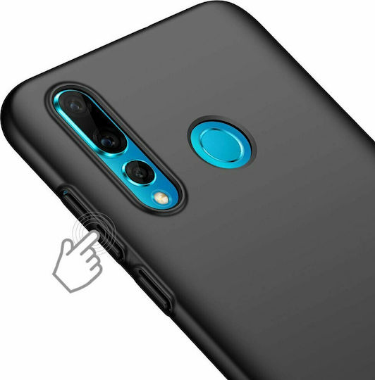 Umschlag Rückseite Kunststoff Schwarz (Huawei P Smart+)