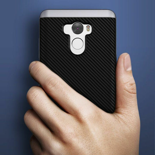iPaky Pro Prime Umschlag Rückseite Kunststoff Gray (Redmi 4/4 Prime)