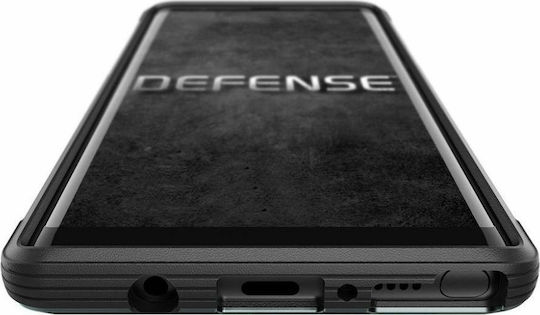 X-Doria Defense Lux Задна корица Пластмаса 2мм Черен (Galaxy Note 8)