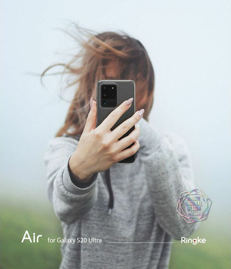 Ringke Air Back Cover Σιλικόνης 1.3mm Διάφανο (Galaxy S20 Ultra)
