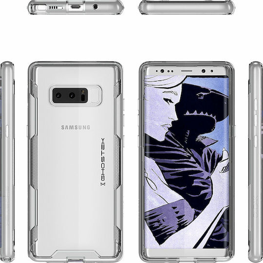 Ghostek Cloak 3 Slim Back Cover Silicone Silver (Galaxy Note 8)