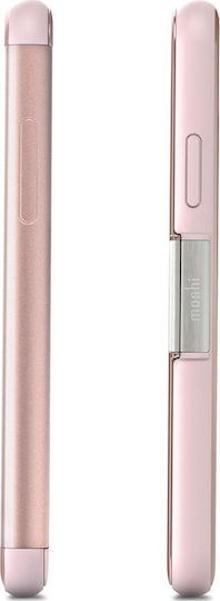 Moshi StealthCover Buchen Sie Synthetisches Leder Rosa (iPhone X / Xs)