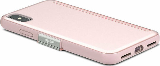 Moshi StealthCover Buchen Sie Synthetisches Leder Rosa (iPhone X / Xs)