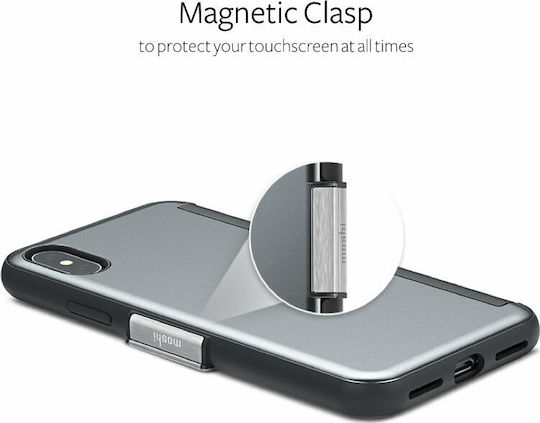 Moshi StealthCover Buchen Sie Synthetisches Leder Rosa (iPhone X / Xs)
