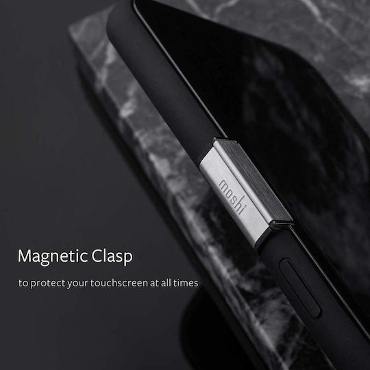 Moshi StealthCover Book Μεταλλικό Μαύρο (iPhone XS Max)