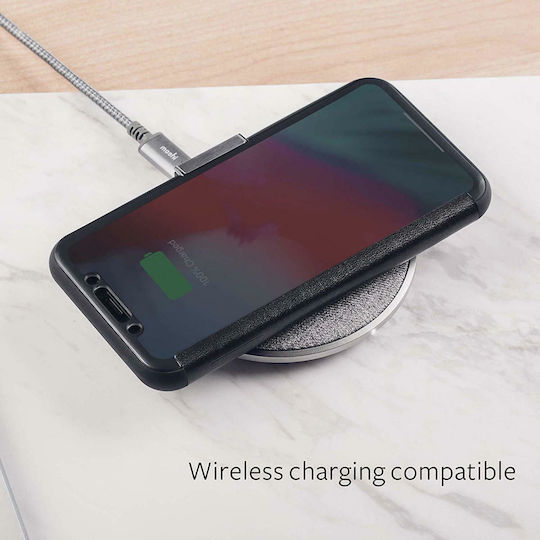 Moshi StealthCover Book Μεταλλικό Μαύρο (iPhone XS Max)