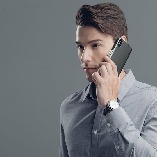 Moshi StealthCover Book Μεταλλικό Μαύρο (iPhone XS Max)