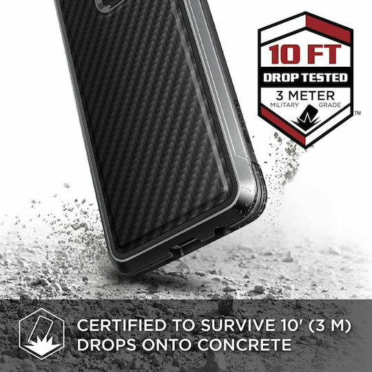 X-Doria Defense Lux Back Cover Πλαστικό Μαύρο (Galaxy S9)