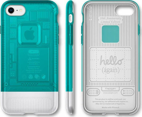 Spigen Classic C1 Back Cover Πλαστικό Μπλε (iPhone 8/7)