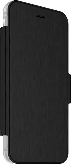Mophie Umschlag Rückseite Silikon Schwarz (iPhone SE 2022/2020/8/7)
