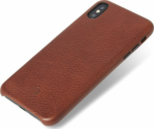 Decoded Leather Back Cover Δερματίνης Καφέ (iPhone XS Max)
