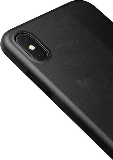 Nomad Carbon Umschlag Rückseite Kunststoff 1.3mm Schwarz (iPhone XS Max)