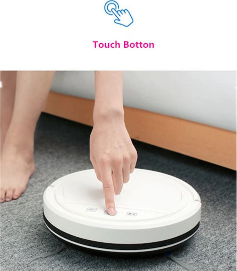 Clever Clean 060066 Robot Vacuum Cleaner with Smart Navigation and Suction Power 1000Pa White