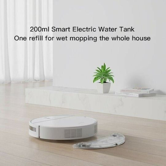 Dreame F9 Robot Vacuum Cleaner with Visual Mapping & 2500Pa Suction Power White