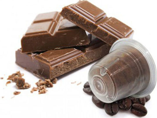 Tiziano Bonini Kapseln Espresso Cafe al Cioccolato Kompatibel mit Maschine Nespresso 10Mützen