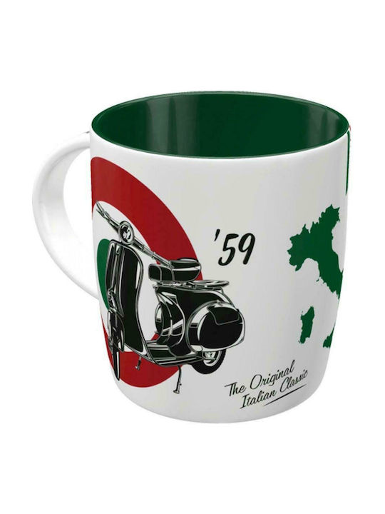 Nostalgic Art Vespa - The Italian Classic Ceramic Cup White