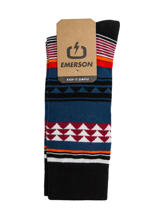 Emerson Κάλτσες με Σχέδια Black / Dark Blue Emerson Κάλτσες με Σχέδια Black / Dark Blue
