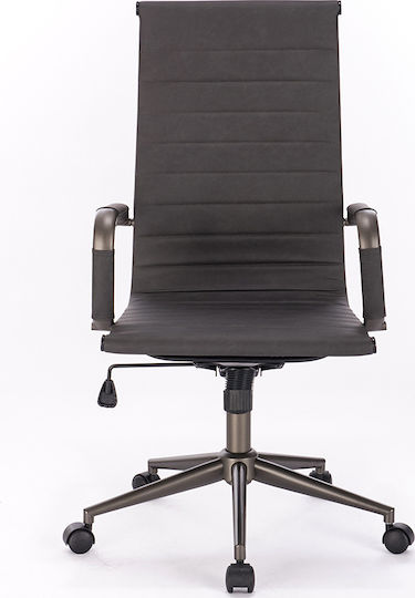 Liberta Stuhl Büro mit Armen Avant 25-0514 Charcoal / Black