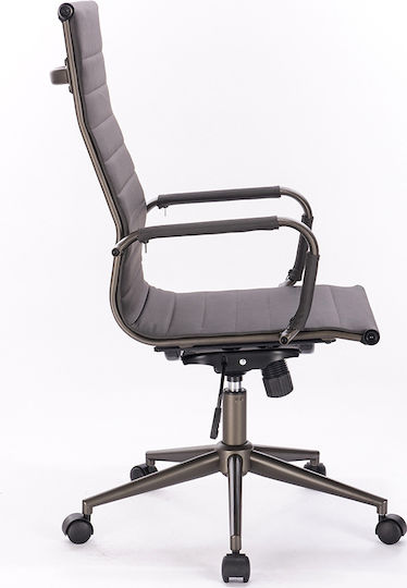 Liberta Stuhl Büro mit Armen Avant 25-0514 Charcoal / Black