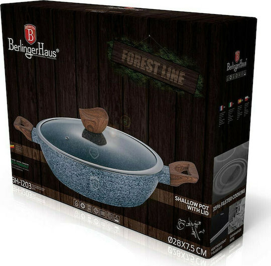 Berlinger Haus Forest Line Ρηχή Κατσαρόλα από Αλουμίνιο 3.8lt / 28cm