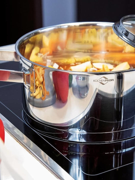 Kuchenprofi San Remo Deep Stainless Steel Pot 1.25lt / 16cm