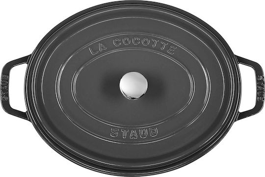 Staub Cocotte din Fontă 5.5lt / 29cm Graphite Grey