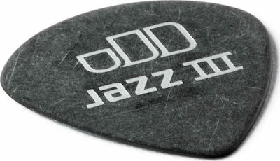 Dunlop Picks Tortex Pitch Black Jazz III Dicke 0.60mm Verpackung 1Stück