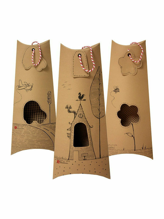 Easter Candle Pirate Square Scented, Handmade and with Box Blue
