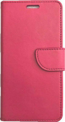 Synthetic Leather Book Fuchsia (Galaxy S6 Edge)