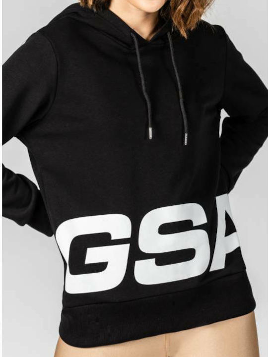 GSA Women's Cropped Hooded Sweatshirt Black