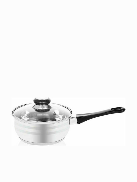 Zilan Set De Vase De Gătit Din Oțel Inoxidabil Argintiu 5 Piese