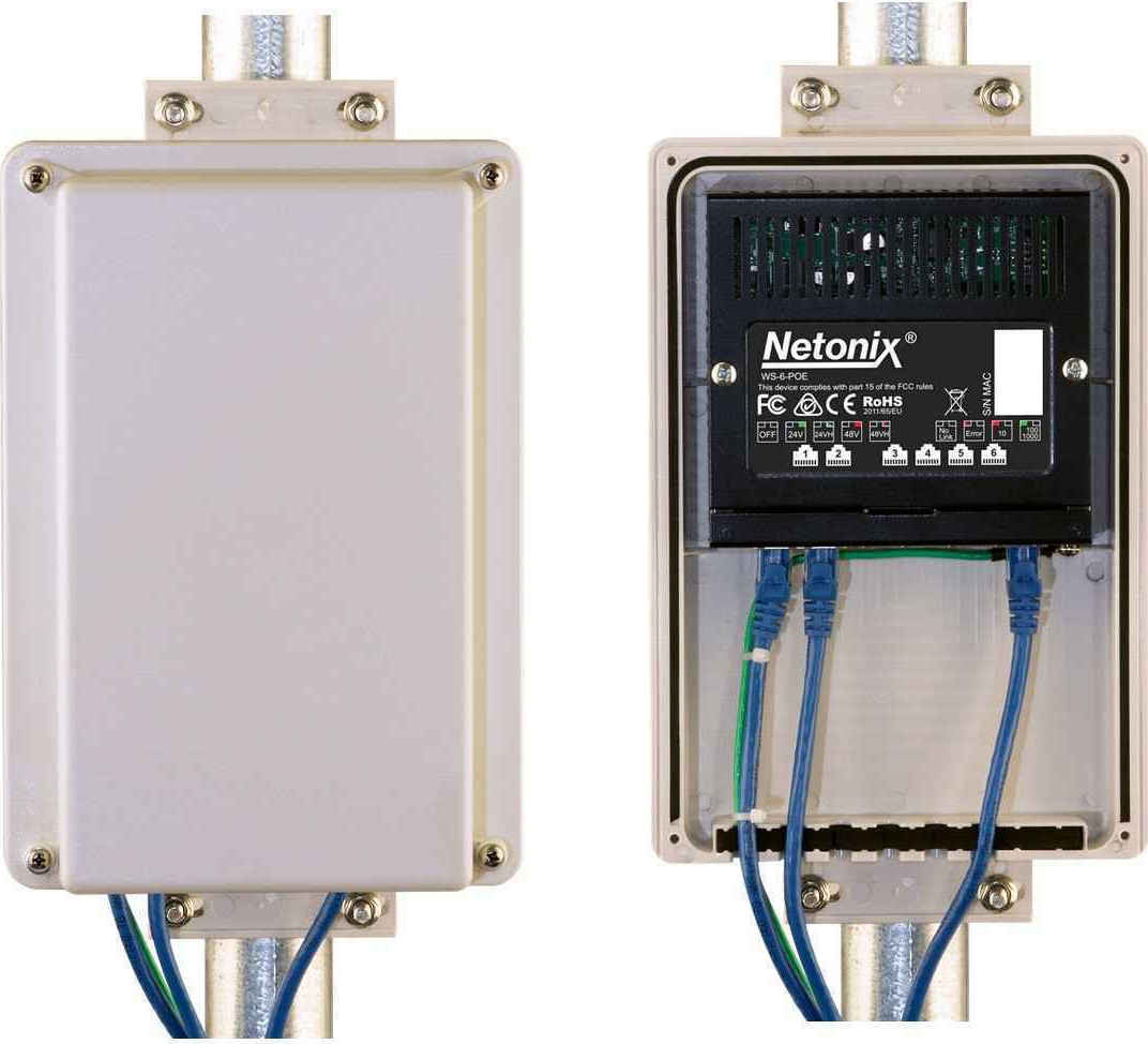 Netonix 6 Port Mini Managed Carrier Grade Gigabit Passive PoE Switch