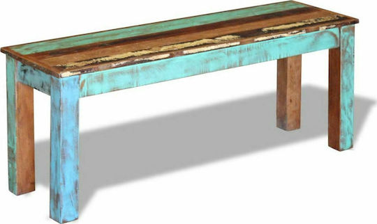 Πάγκος Τραπεζαρίας 110x35x45εκ. Πολύχρωμη Πάγκος Τραπεζαρίας 110x35x45εκ. Πολύχρωμη