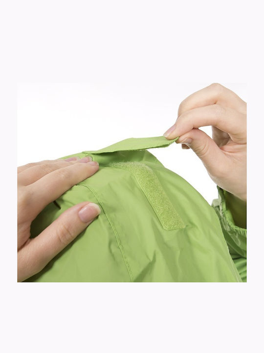 Qikpac Packaway Leaf Jacke Wasserdicht und Winddicht Grün