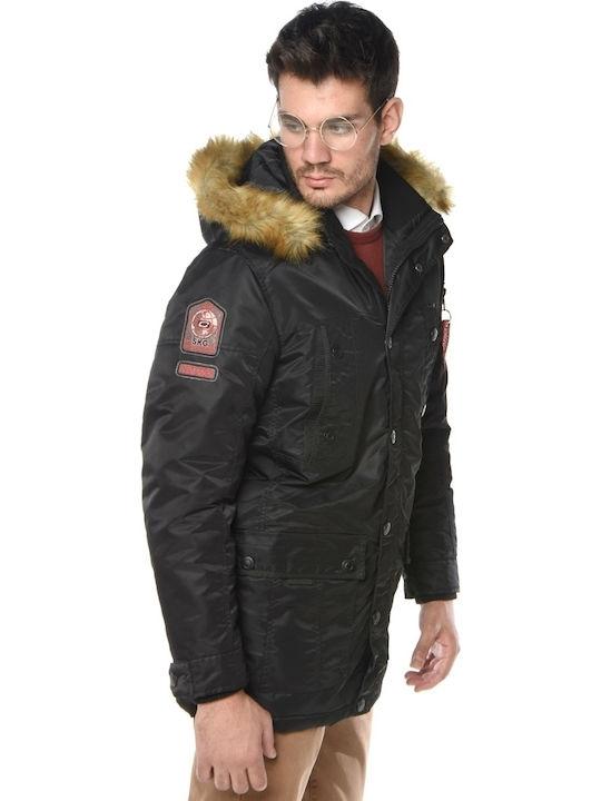 Winter Jacket Parka Black