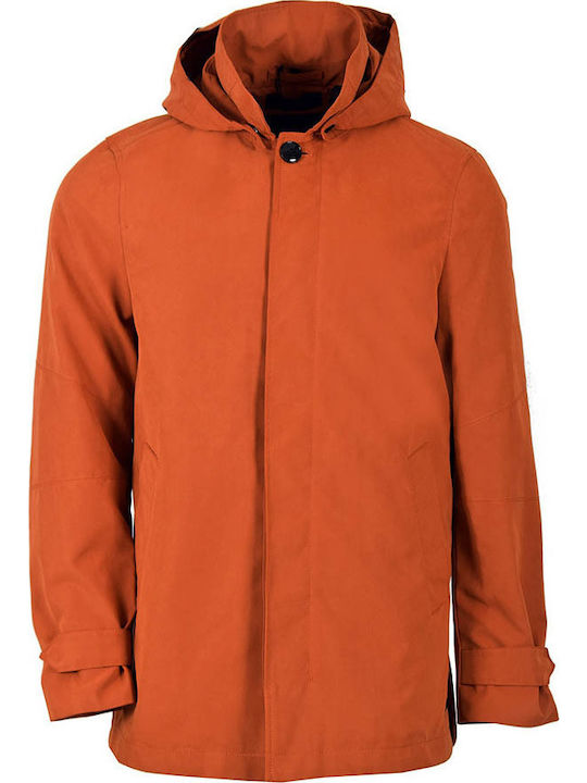 Scotch & Soda Herren Winter Jacke Lässig Orange