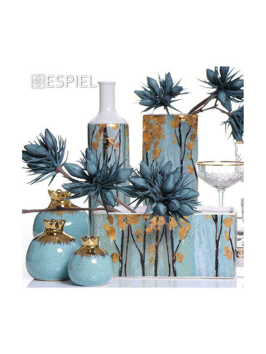 Espiel Vază Decorativă Ceramică Golden Breeze Multicolor 10x10x35.5cm 1buc