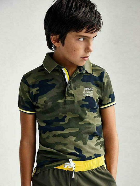 Mayoral Kinderpolo Kurzarm Khaki