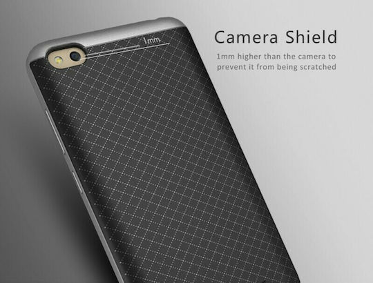 iPaky Bumblebee Neo Hybrid Back Cover Πλαστικό Γκρι (Redmi 4a)