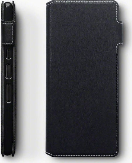 Terrapin Low Profile Book Synthetic Leather Black (Xperia 10 Plus)